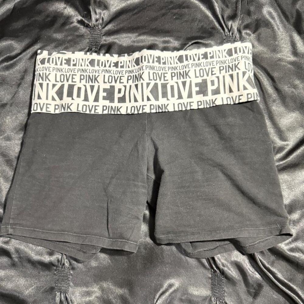 Victorias secret pink black shorts